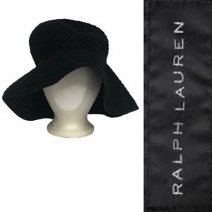 Vintage Ralph Lauren Black Sun Hat